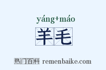 羊毛是什么意思的图片